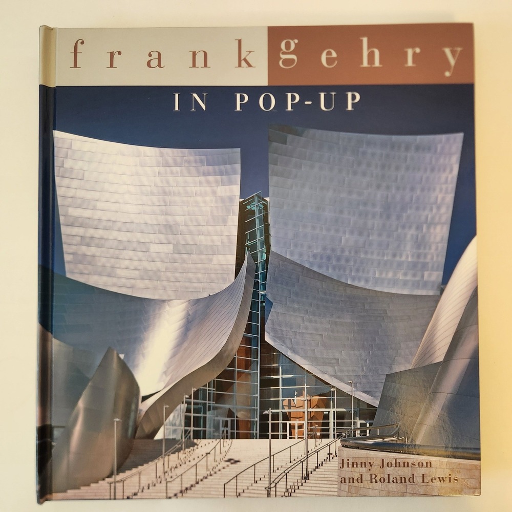 Vtg Frank Gehry In Pop-Up Hardcover Book Architecture 3D Paper Engineering 2007